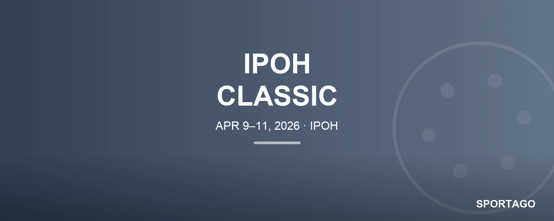 Ipoh Classic 2025 banner